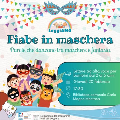 Locandina Fiabe in maschera