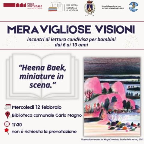 Locandina Meravigliose visioni 12 febbraio 2025