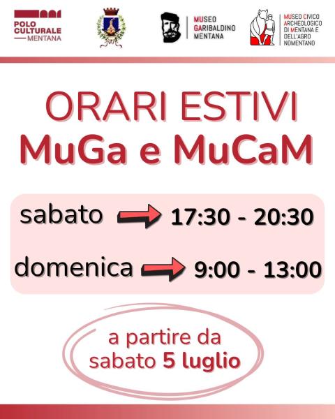 Orari estivi musei 2025
