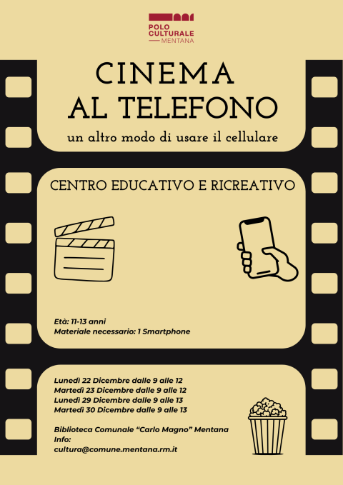 Locandina cinema al telefono 2025