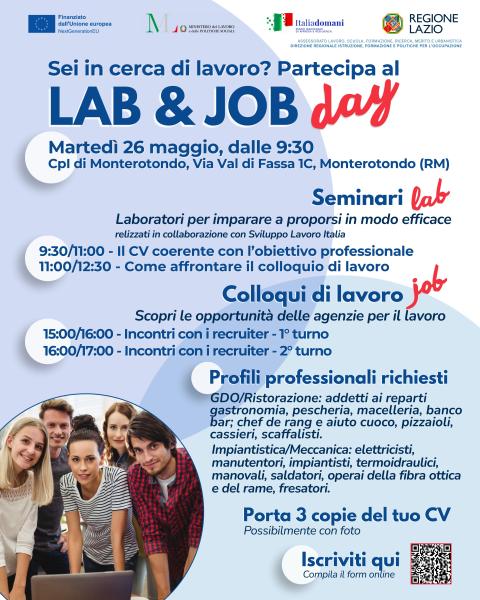 Locandina Job Day 26 maggio