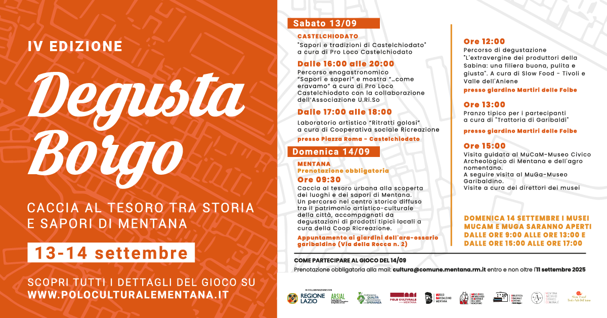 Programma DegustaBorgo 2025