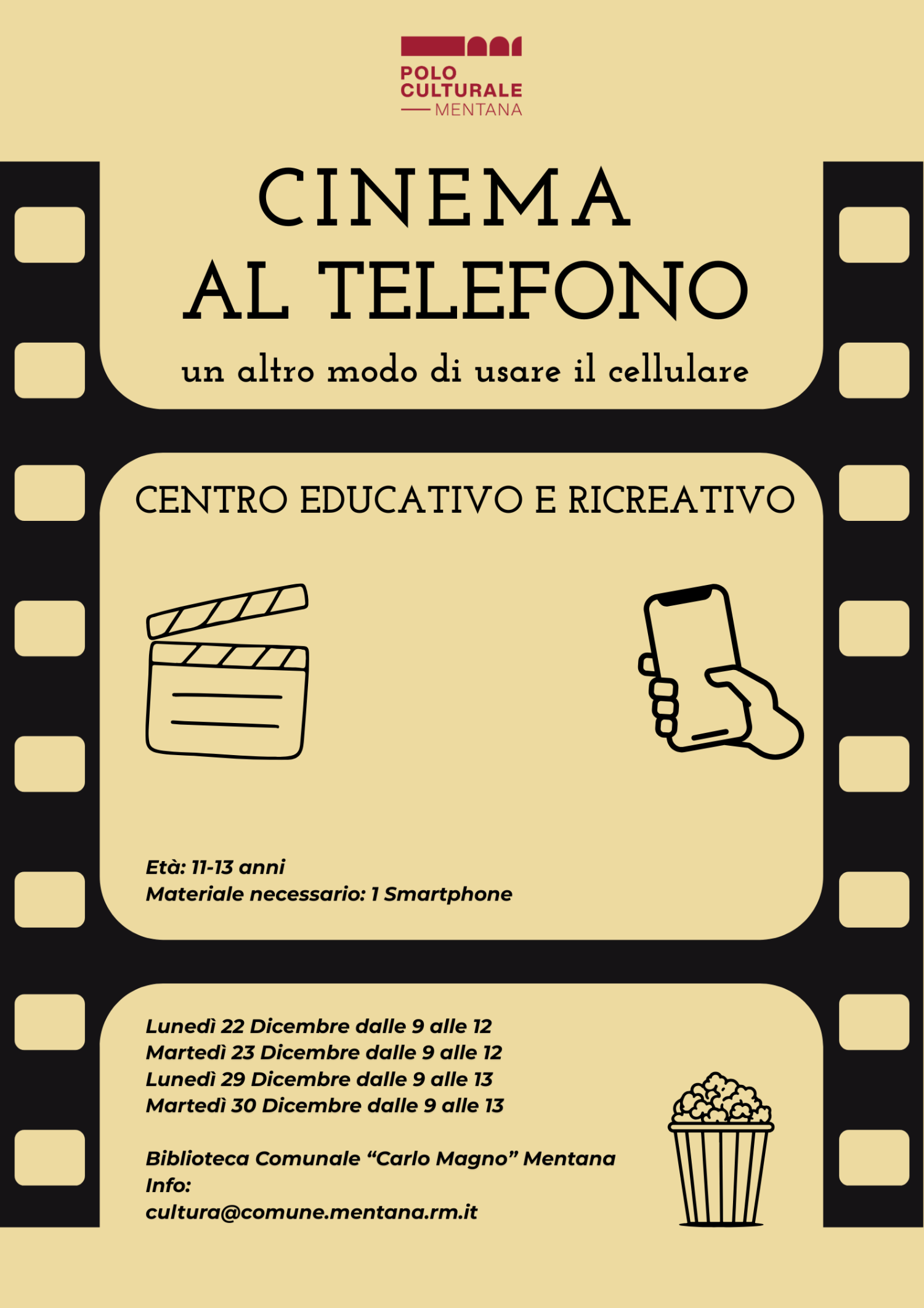 Locandina cinema al telefono 2025
