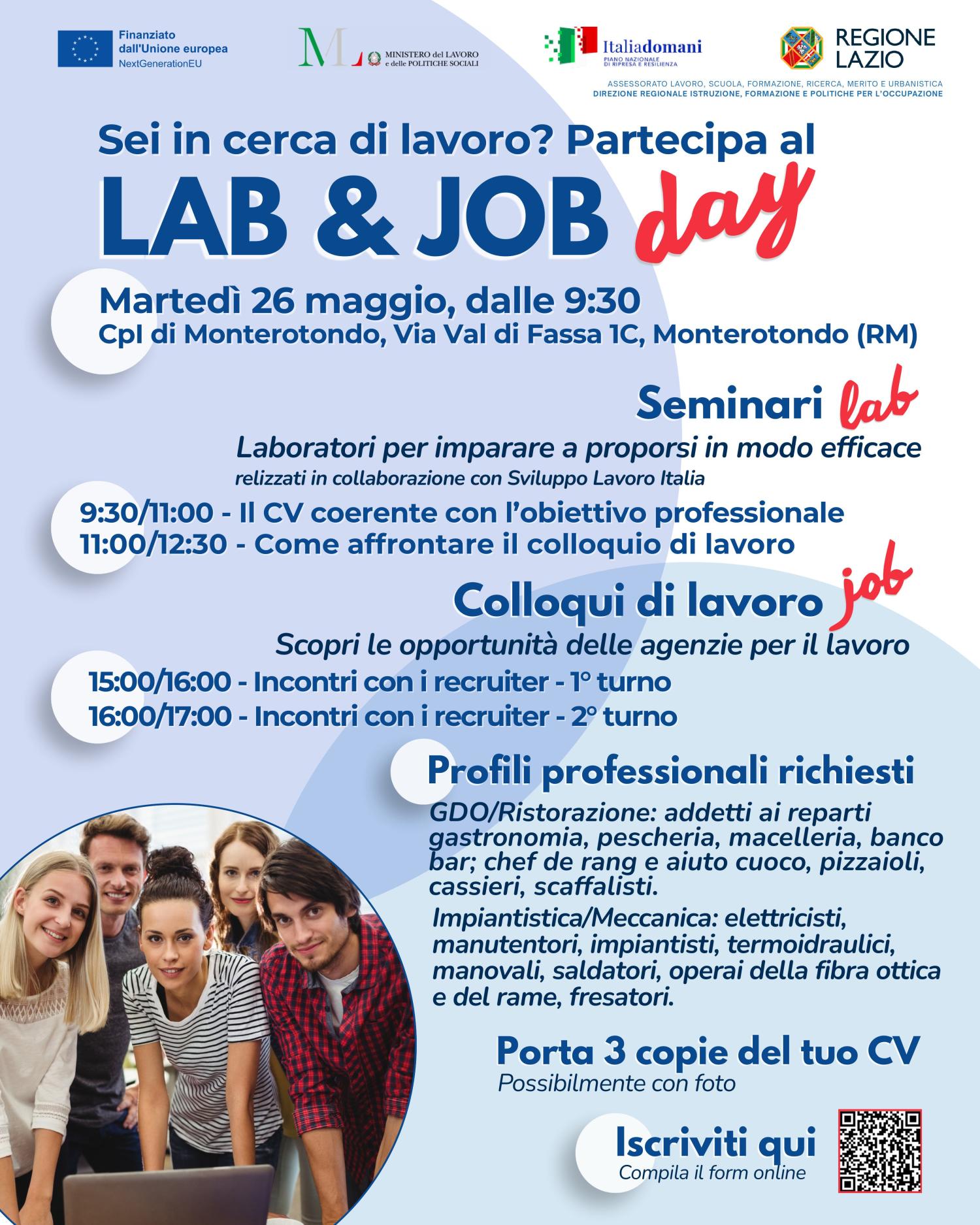 Locandina Job Day 26 maggio